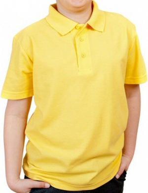 Woodbank Polo Shirt - Golden Yellow (Summer Term)